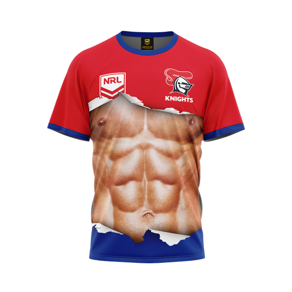 Newcastle Knights ADULTS Ripped Bod Tee