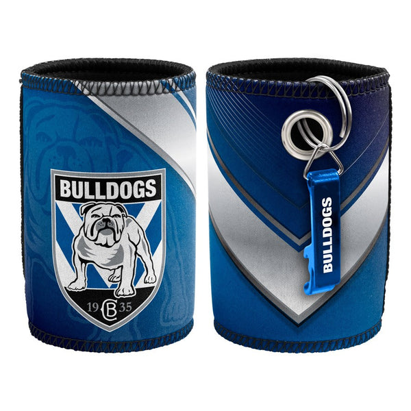 Canterbury Bulldogs Can Cooler with Bottle Opener