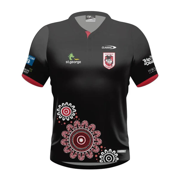 2024 St George Illawarra Dragons ADULTS Indigenous Polo