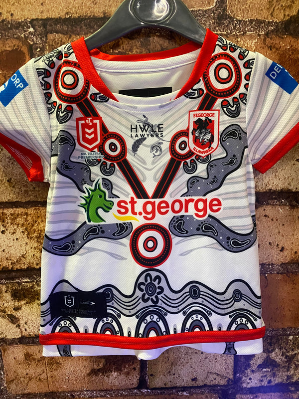 2024 St George Illawarra Dragons Toddler Indigenous Jersey Set