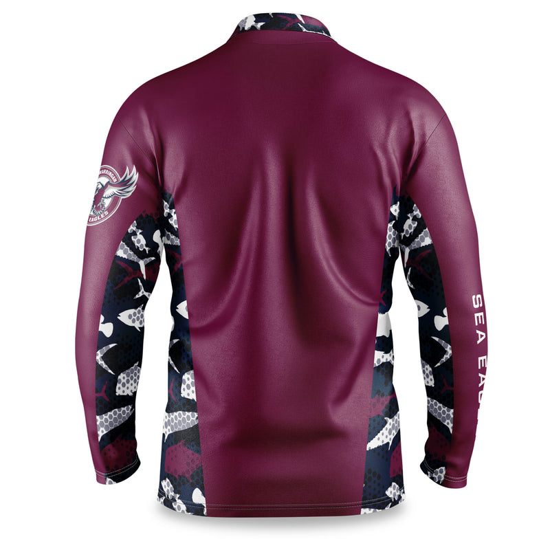 Manly Sea Eagles Reef Runner Fishing Shirt
