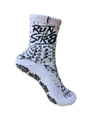 Run it Str8 Grip Socks Artic Blizzard White