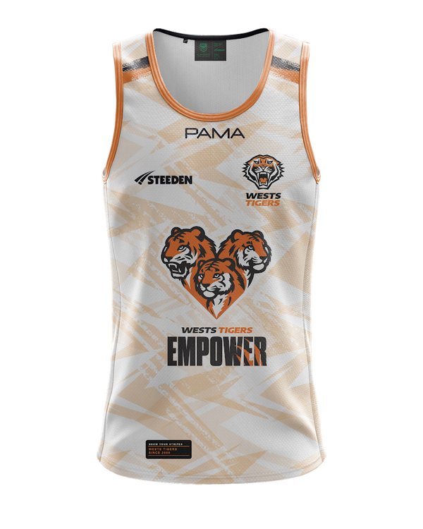 2025 Wests Tigers ADULTS Training Singlet