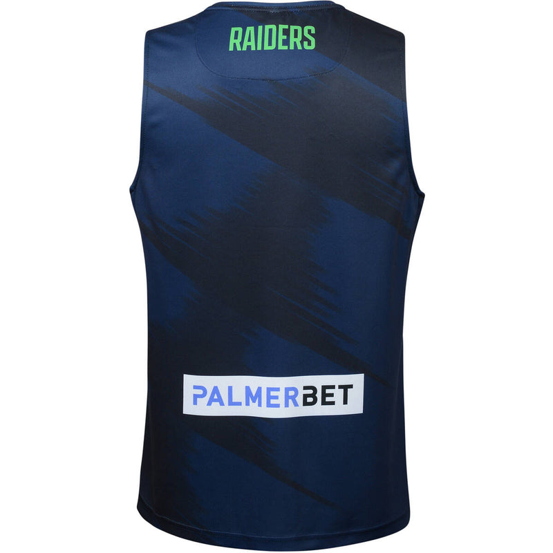 2024 Canberra Raiders ADULTS Training Singlet Navy