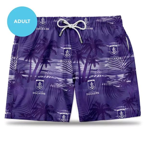 Freemantle Dockers AFL ADULTS Hawaiian Board Shorts