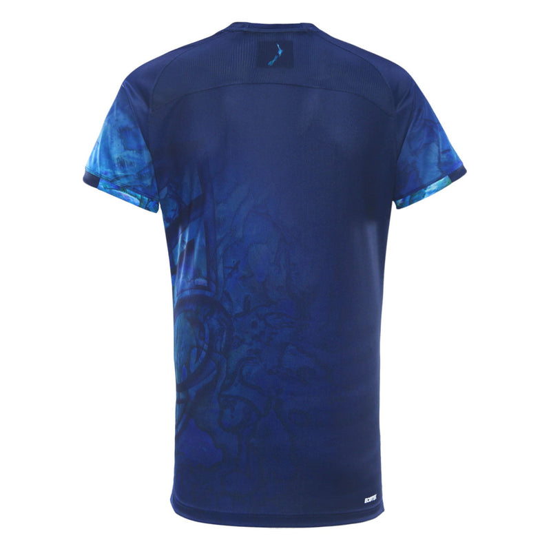 2025 New Zealand Warriors ADULTS Warm Up Tee Paua