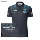 2025 Cronulla Sharks ADULTS Media Polo