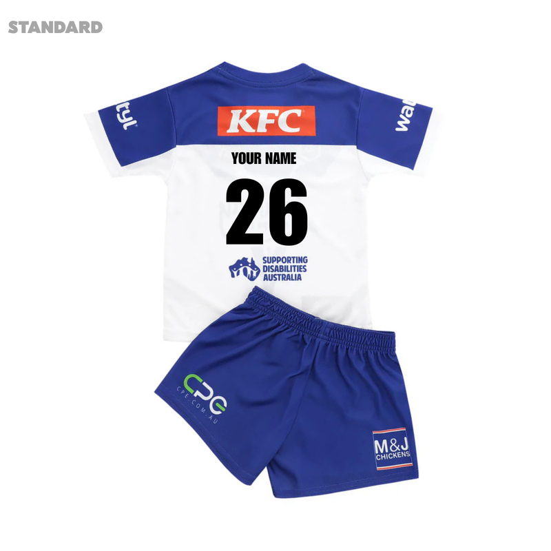 *PRE ORDER* 2026 Canterbury Bulldogs TODDLER Home Jersey Set