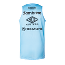 2026 Cronulla Sharks ADULTS Training Singlet Light Blue