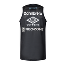 2026 Cronulla Sharks ADULTS Training Singlet Black