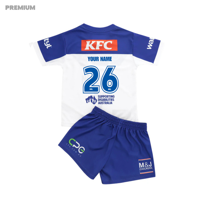 *PRE ORDER* 2026 Canterbury Bulldogs TODDLER Home Jersey Set