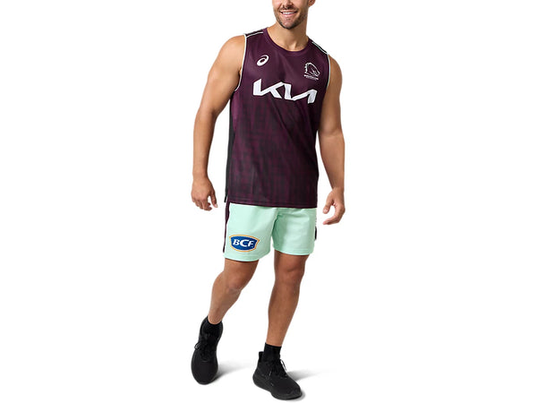 2025 Brisbane Broncos ADULTS Training Singlet Maroon