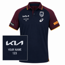 2026 Brisbane Broncos ADULTS Team Polo Midnight Blue