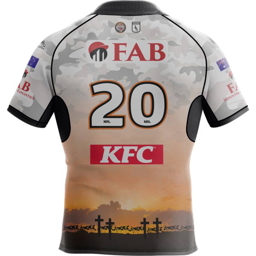 2023 Wests Tigers WOMENS Anzac Jersey