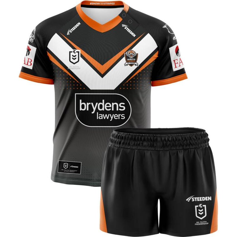 2024 Wests Tigers TODDLER Home Jersey Set