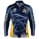North QLD Cowboys ADULTS Barracuda Fishing Shirt