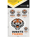 Wests Tigers  decal Sticker Sheet