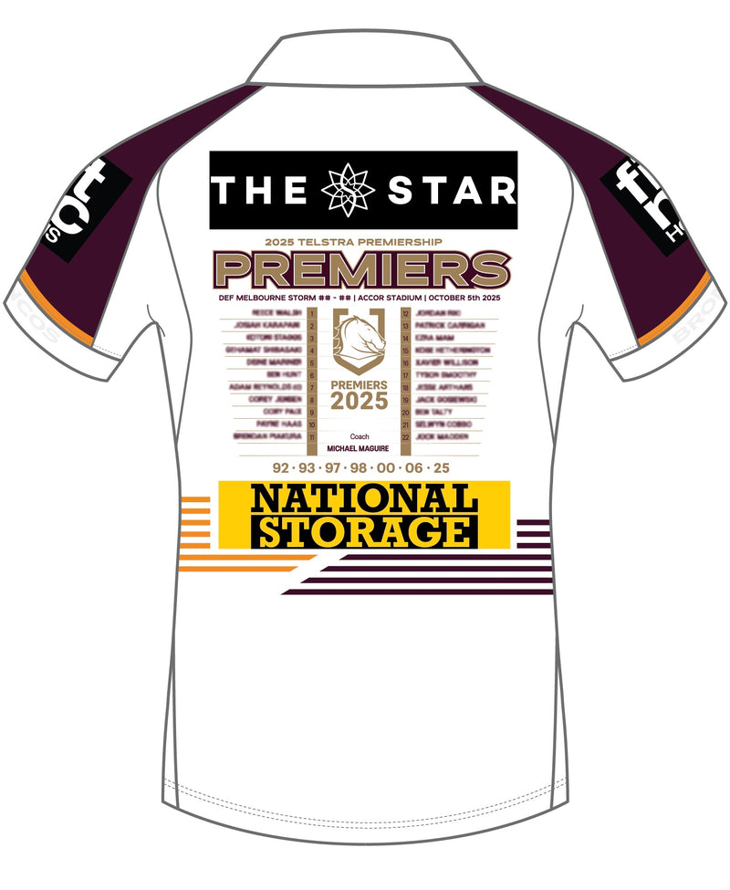 * PRE ORDER* 2025 Brisbane Broncos ADULTS PREMIERSHIP Jersey