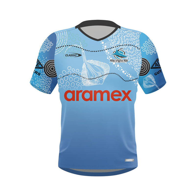 2024 Cronulla Sharks ADULTS Indigenous Training Tee