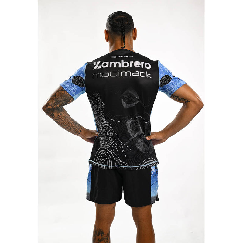 2024 Cronulla Sharks ADULTS Indigenous Training Tee