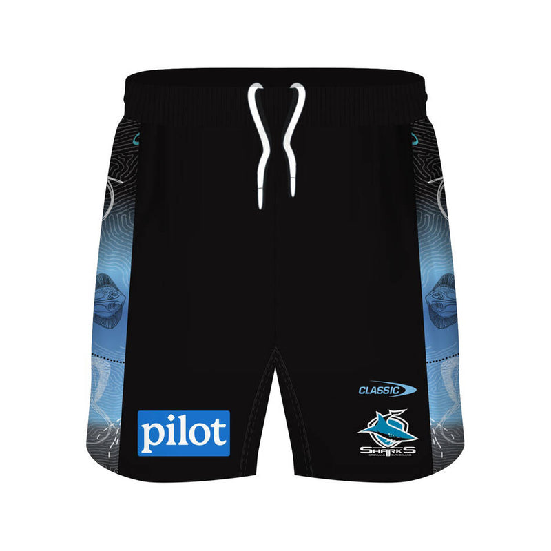 2024 Cronulla Sharks ADULTS Indigenous Training Shorts