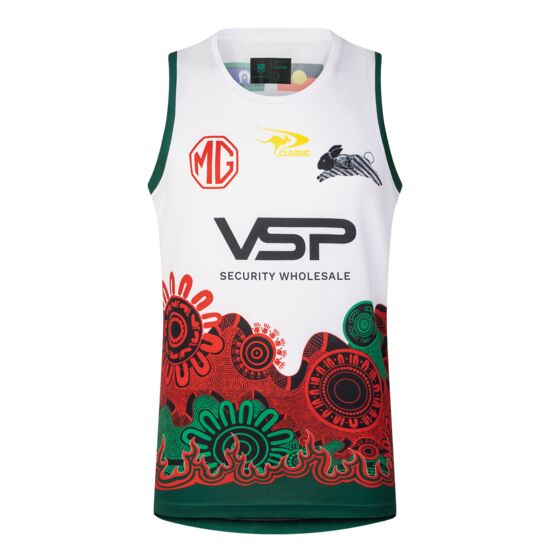 2025 South Sydney Rabbitohs ADULTS Indigenous Training Singlet