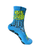 Run it Str8 Grip Socks Neon Blaze Spark
