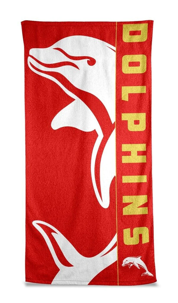 Redcliffe Dolphins Beach Towel