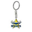 North QLD Cowboys Metal Logo Keyring