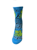 Run it Str8 Grip Socks Neon Blaze Spark