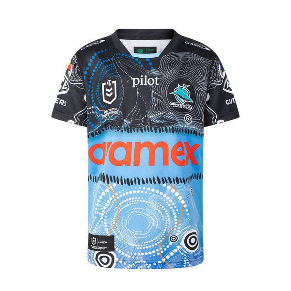 2025 Cronulla Sharks TODDLER Indigenous Jersey Set