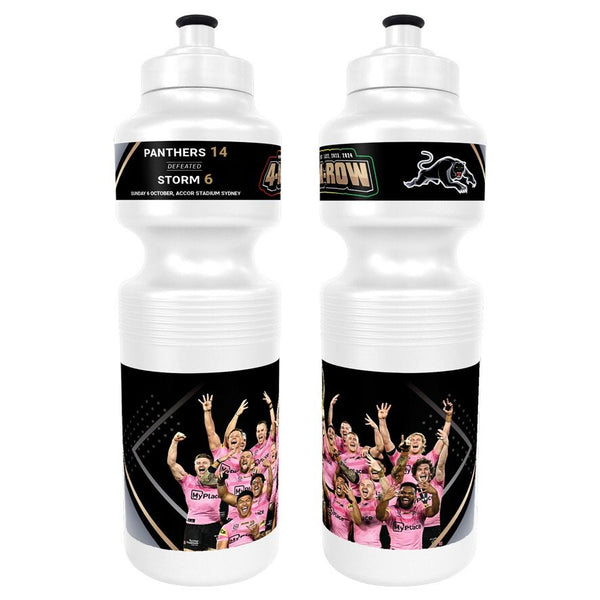 *PRE ORDER* 2024 Penrith Panthers PREMIERSHIP PHOTO Drink Bottle