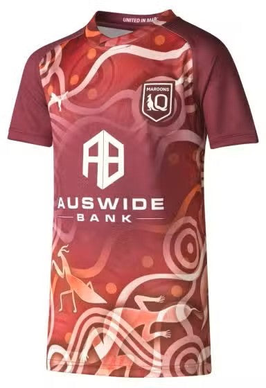 2023 QLD Maroons ADULTS Indigenous Jersey