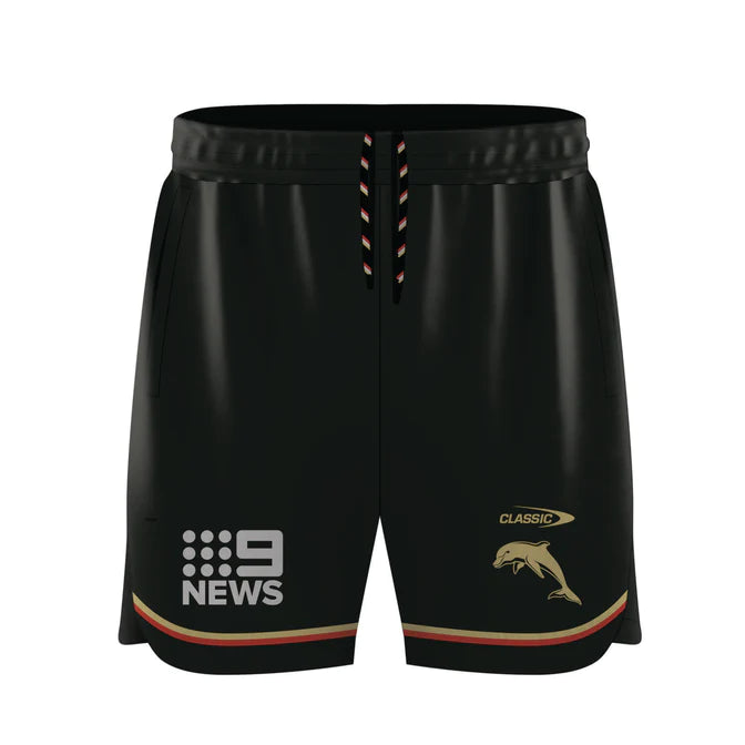 *PRE ORDER* 2024 Redcliffe Dolphins KIDS Training Shorts