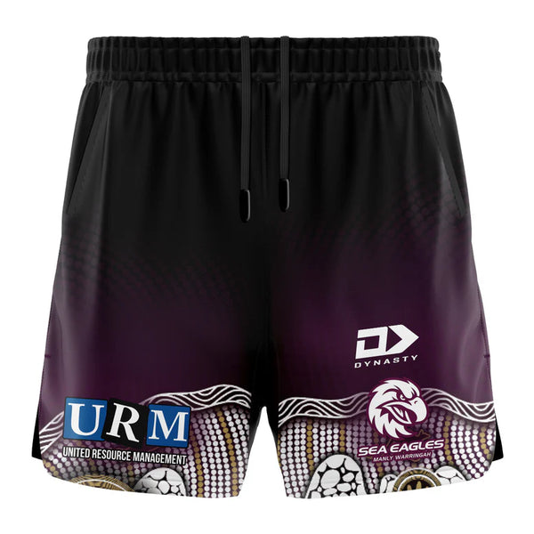 2025 Manly Sea Eagles ADULTS Indigenous Training Shorts