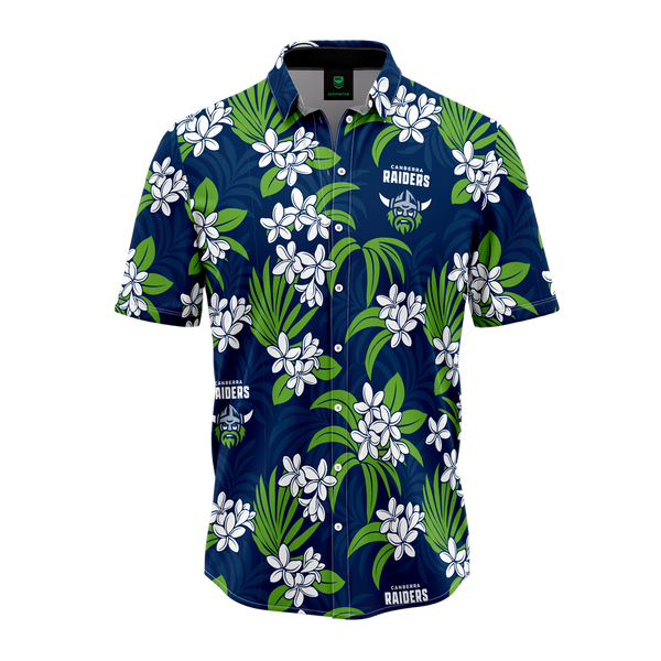 Canberra Raiders ADULTS 'REEF' Hawaiian Shirt