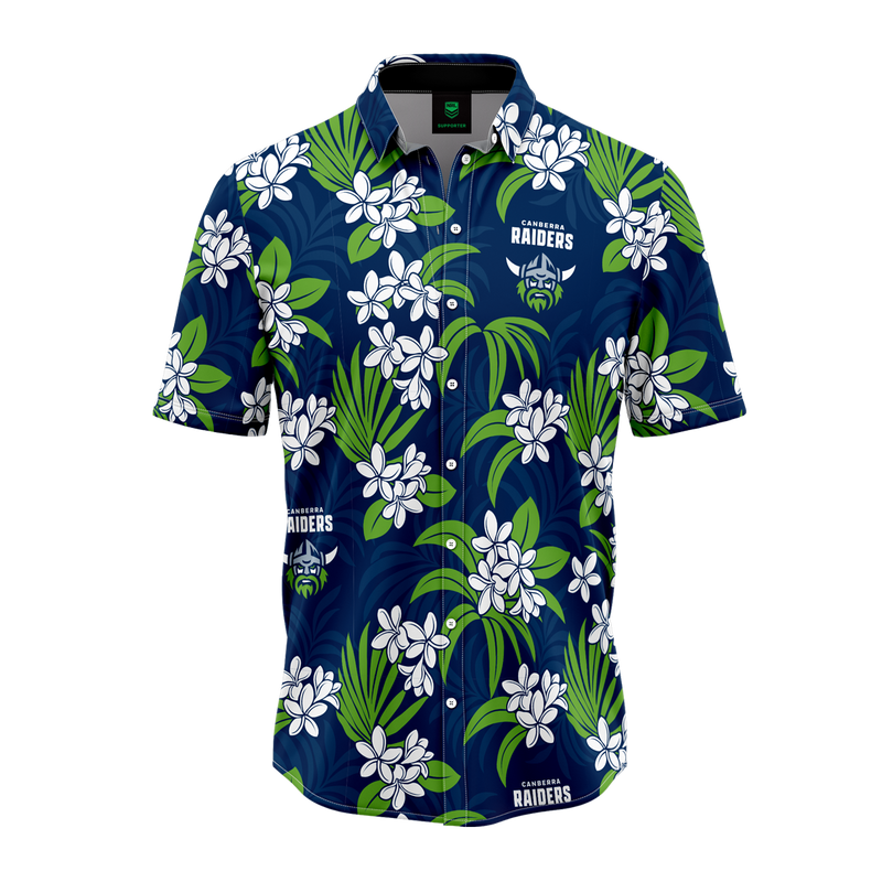 Canberra Raiders ADULTS 'REEF' Hawaiian Shirt