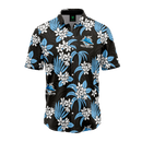 Cronulla Sharks ADULTS 'REEF' Hawaiian Shirt