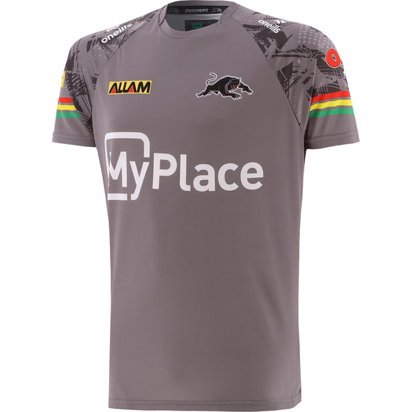 2024 Penrith Panthers ADULTS Training Tee Grey