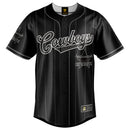 North QLD Cowboys ADULTS Blackout Baseball Shirt