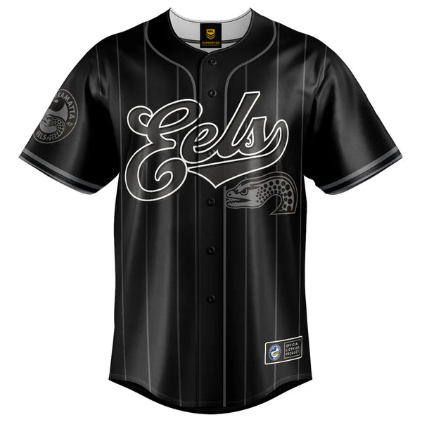Parramatta Eels ADULTS Blackout Baseball Shirt