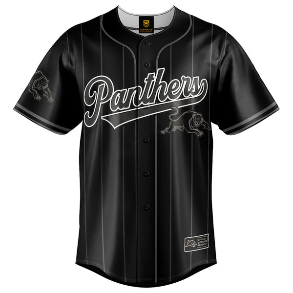 Penrith Panthers ADULTS Blackout Baseball Shirt