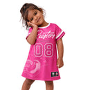 Sydney Roosters 'Fuchsia Force' Pink T-Shirt Dress