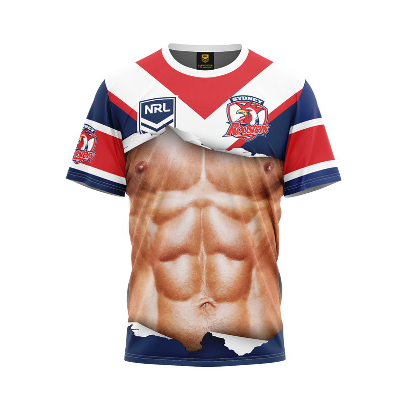 Sydney Roosters ADULTS Ripped Bod Tee