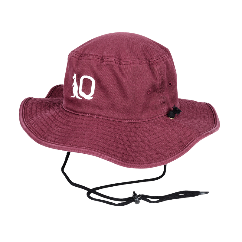 2024 State of Origin QLD Maroons Wide Brim Bucket Hat