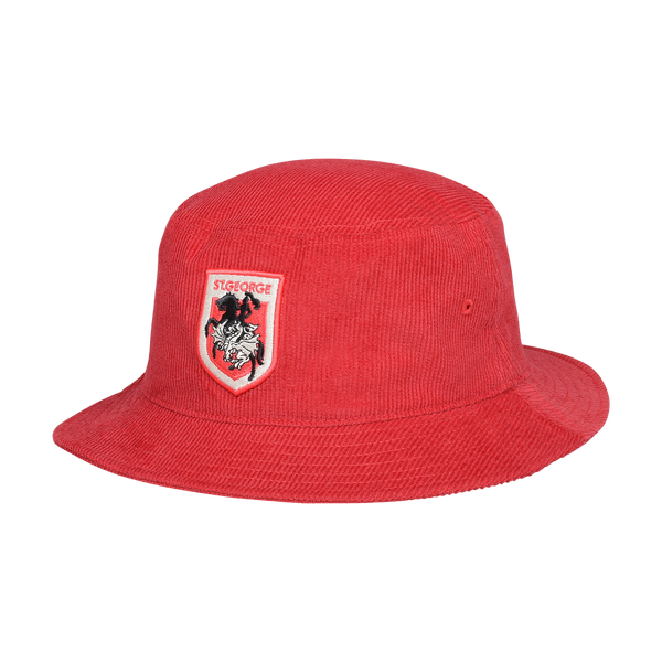 St George Dragons Retro Corduroy Bucket Hat