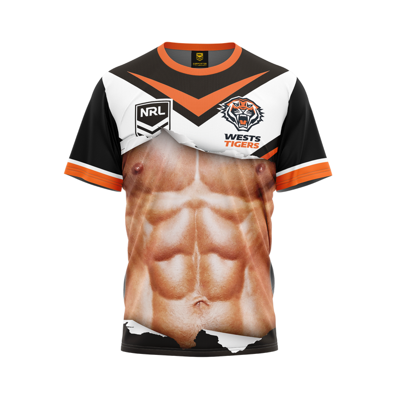 Wests Tigers ADULTS Ripped Bod Tee