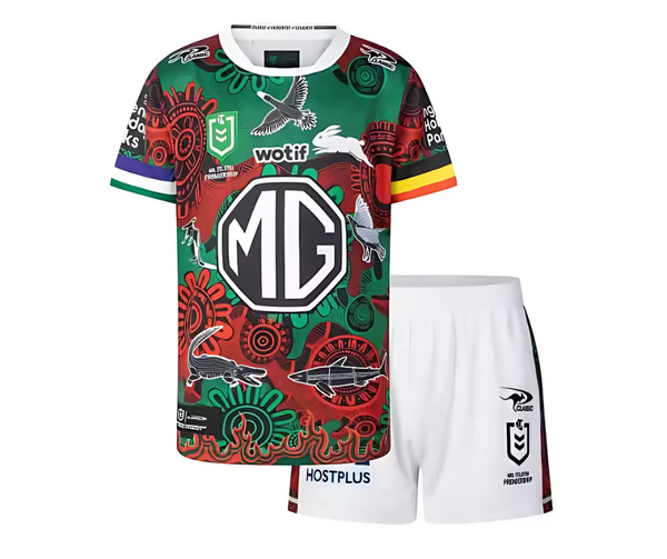 2025 South Sydney Rabbitohs Toddler Indigenous Jersey set