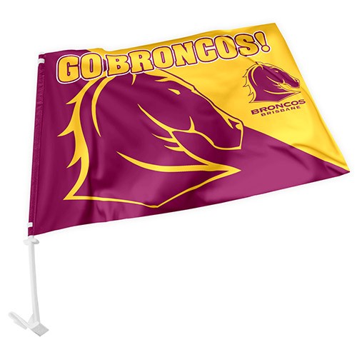 Brisbane Broncos Car Flag