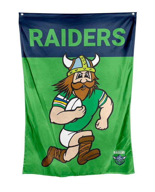 Canberra Raiders Mascot Wall Flag